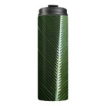 Overlapping Palm Fronds Tropical Green Abstract Thermal Tumbler