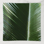 Overlapping Palm Fronds Tropical Green Abstract Trinket Tray