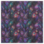 overlapping Peacock Fabric
