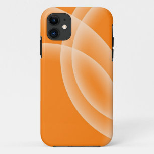 Overlapping Spheres - Orange iPhone Case