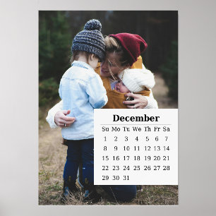 Overlay Easel Calendar December 2024 Holder