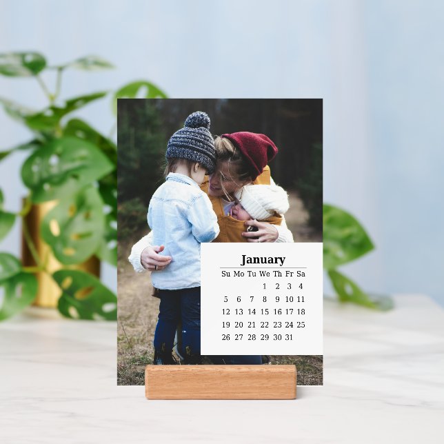 Overlay Easel Calendar Jan 2025 Holder (Insitu 3)
