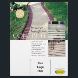 Overlay & Restoration Flyer<br><div class="desc">Grab your customer's attention with this clean, modern flyer. This piece is specially designed for overlay and restoration specialists. Add your logo and contact information so potential clients know who to call for their next project. This flyer lets your customers know you proudly use Brickform- the leading supplier of texturing...</div>