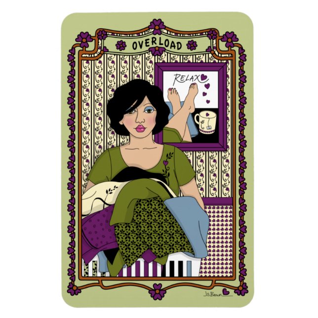 Overload_A_4x6 Refrigerator Magnet (Vertical)