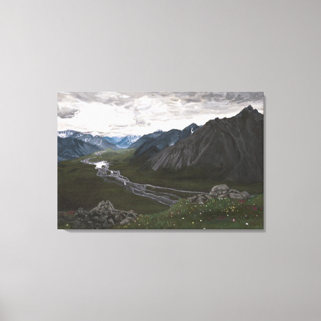 Overlook in the Brooks Range: Canvas Standard Size Print (Front)