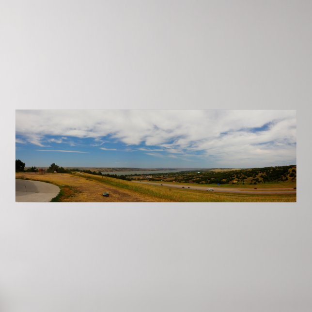 Overlook of Chamberlain, South Dakota Poster (Front)