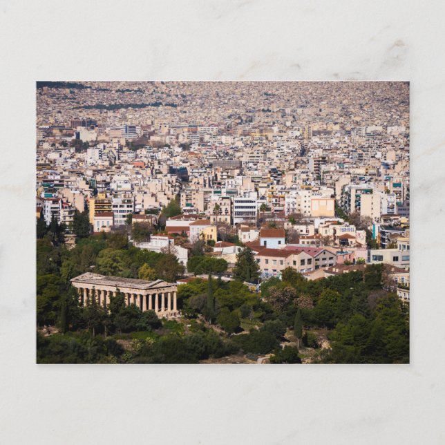 Overlooking Athens Postcard (Front)