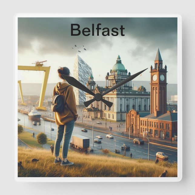 Overlooking Belfast Clock (Front)