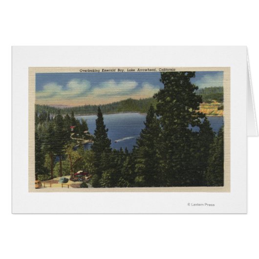 Overlooking Emerald Bay Cards (Front Horizontal)