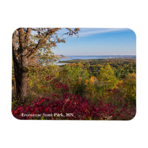 overlooking lake pepin from frontenac state park magnet