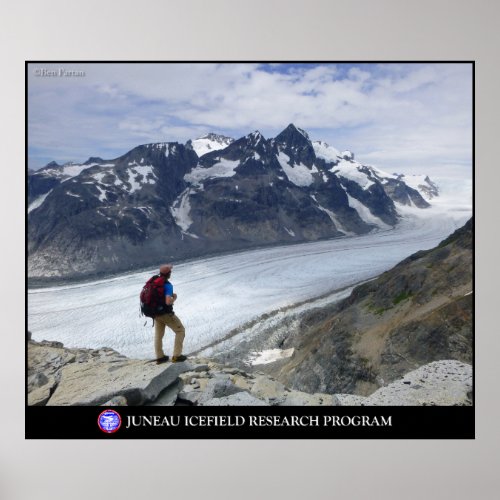 Overlooking the Gilkey Trench in Alaska Poster