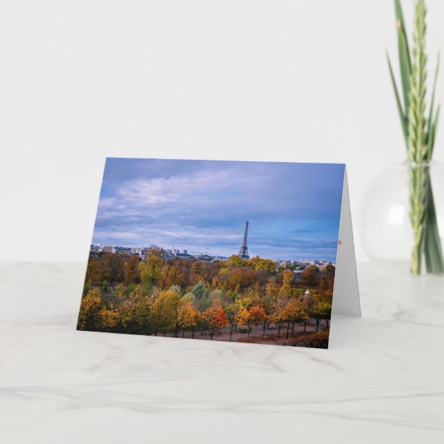 Overlooking the Tuileries Garden Card (Front)
