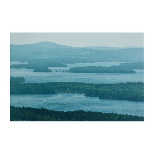 Overlooking Winnipesaukee Acrylic Print (Front)