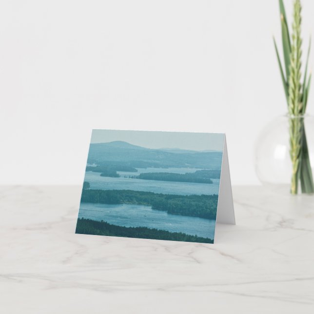 Overlooking Winnipesaukee Card (Front)