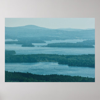 Overlooking Winnipesaukee Poster