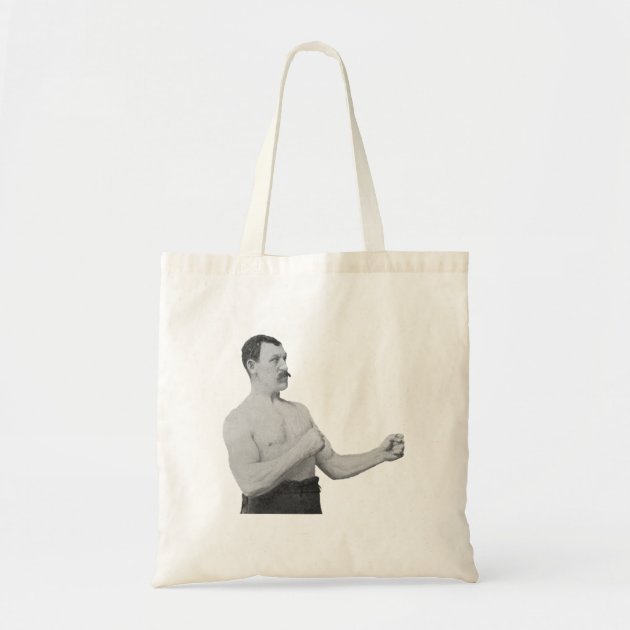 manly tote bag