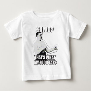 Overly Manly Man strikes again! Baby T-Shirt
