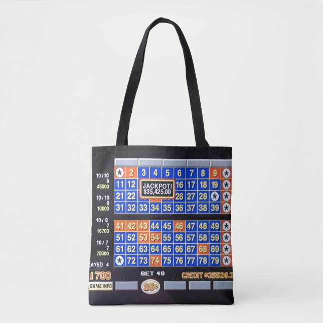 “Overnight at the Casino”  Tote Bag (Front)