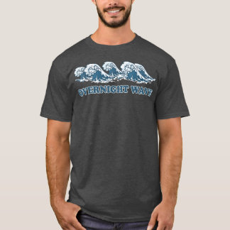 Overnight Waves Japanese The Great Wave  T-Shirt