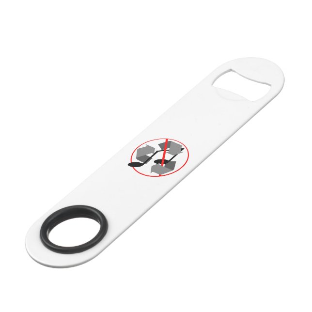 Overplayed Recycled Music Bar Key (Front Angled)