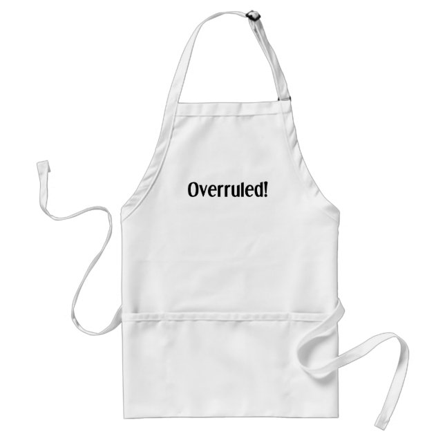 Overruled Adult Apron (Front)