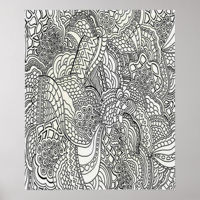 Oversized  20 X 24 Coloring Poster 4 (Front)