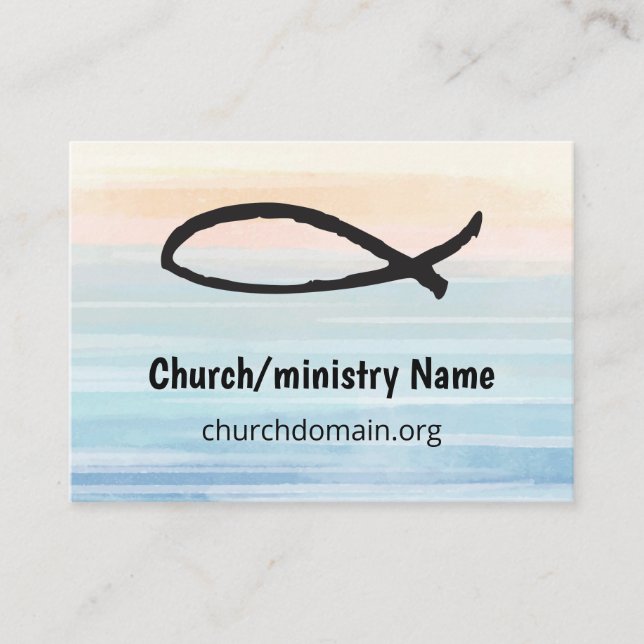Oversized Business Card for Church or Ministry (Front)