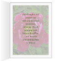 OVERSIZED CARD/GET WELL /FUCHSIA-COLORED PEONY
