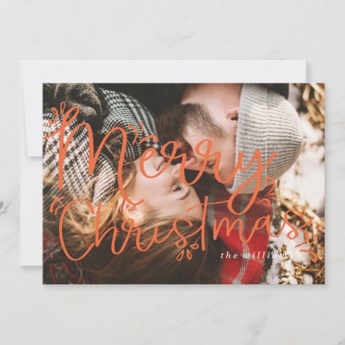 OVERSIZED CHRISTMAS christmas card