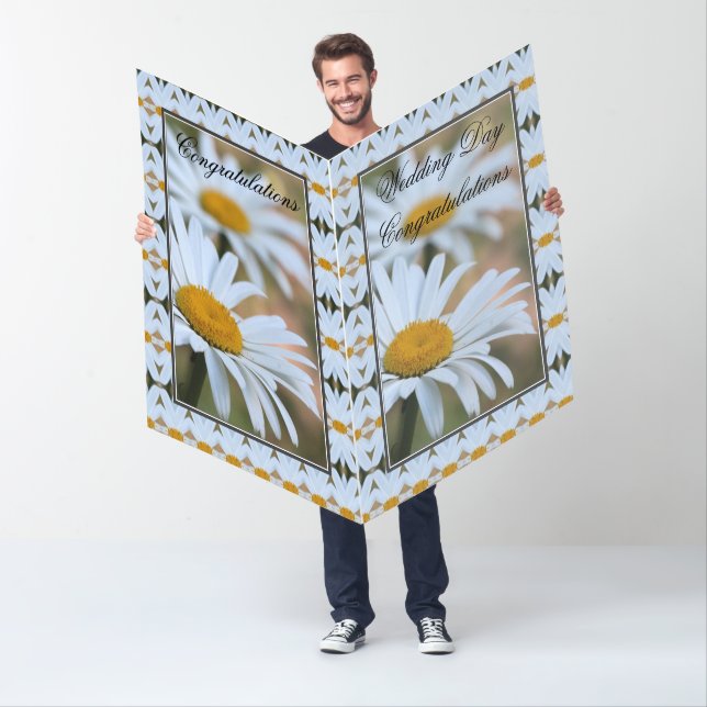 Oversized Congratulations Wedding Card (In Situ)