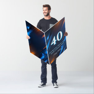 Oversized Jumbo Birthday Card Funny Milestone