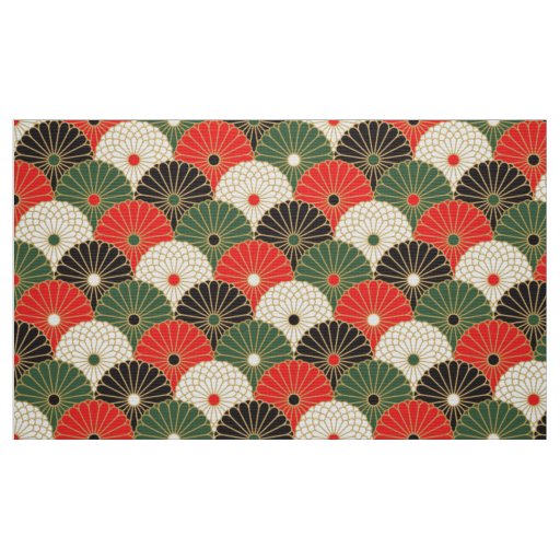 Oversized kimono patterned fabric