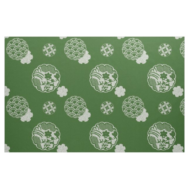 Oversized pattern kimono Japanese fabric (Fat Quarter)