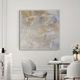 Oversized wall art elegant abstract painting