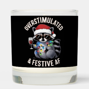 Overstimulated & Festive AF Raccoon Espresso Lover Scented Candle