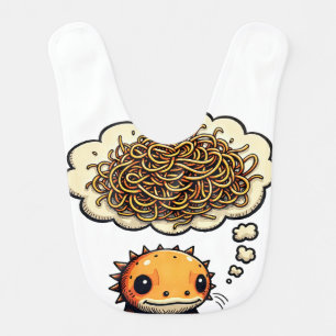 Overthink This Axolotl Introvert Anxiety Funny Sti Baby Bib