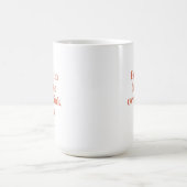Overthink This Funny Quote | Burnt Sienna Type Coffee Mug (Center)