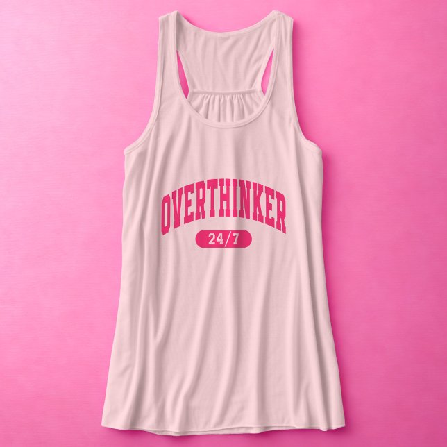 Overthinker Funny Women's Tank Top (Creator Uploaded)