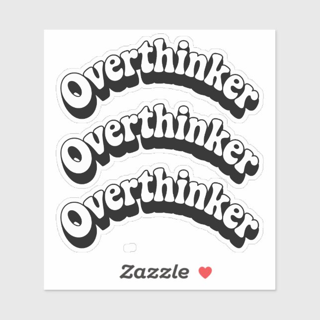Overthinker Sticker (Sheet)