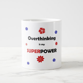 Overthinking Giant Coffee Mug