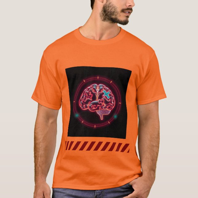 Overthinking in Progress – Brain Puzzle Loading T- T-Shirt (Front)