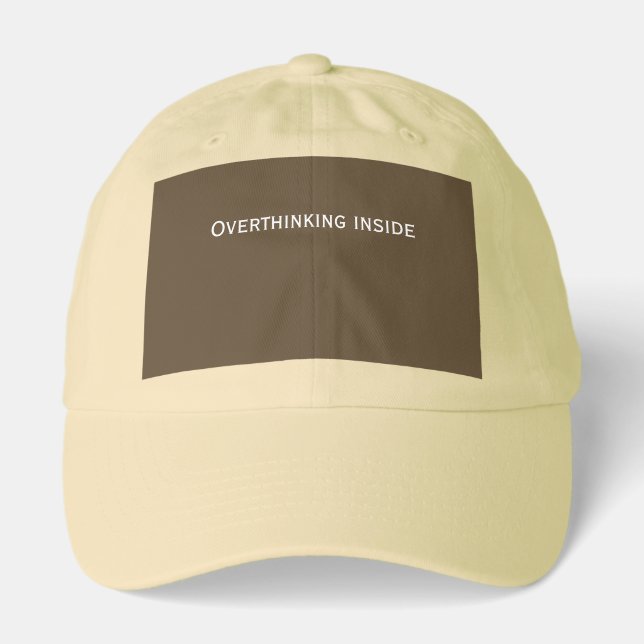 Overthinking inside hat (Front)