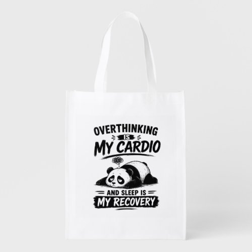 Overthinking Is My Cardio Grocery Bag