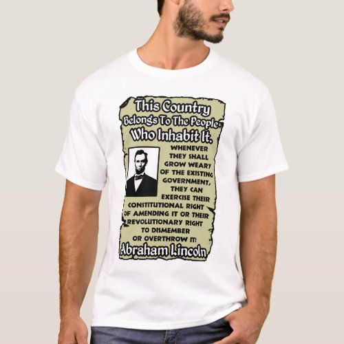 Overthrow The Government T_Shirt