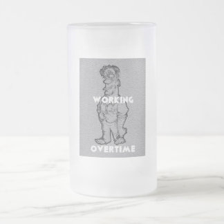 Overtime Home Drinkware Barware Frosted Beer Glass Frosted Glass Beer Mug