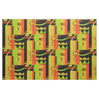 OVERTURE: Art Deco Geometric, Early Autumn Fabric