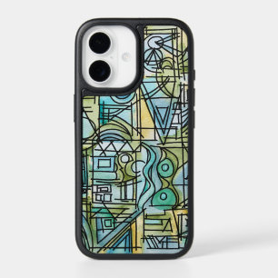 Overture-Hand Painted Modern Geometric Art iPhone 17 Case