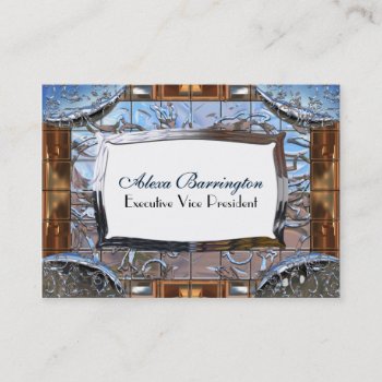 Overtynes Chic Modern 3.5" X 2.5" Business Card by LiquidEyes at Zazzle