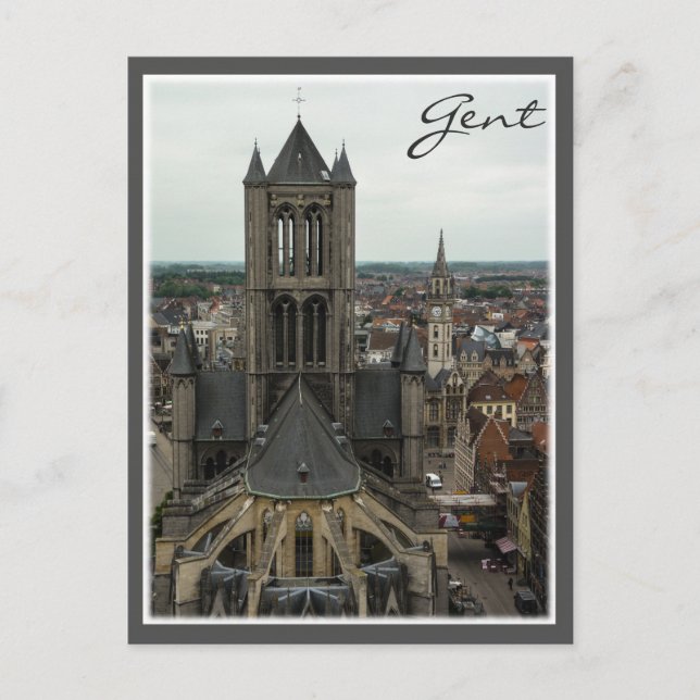 Overview of Gent Postcard (Front)