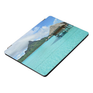 Overwater resort on tropical Bora Bora island iPad Pro Cover